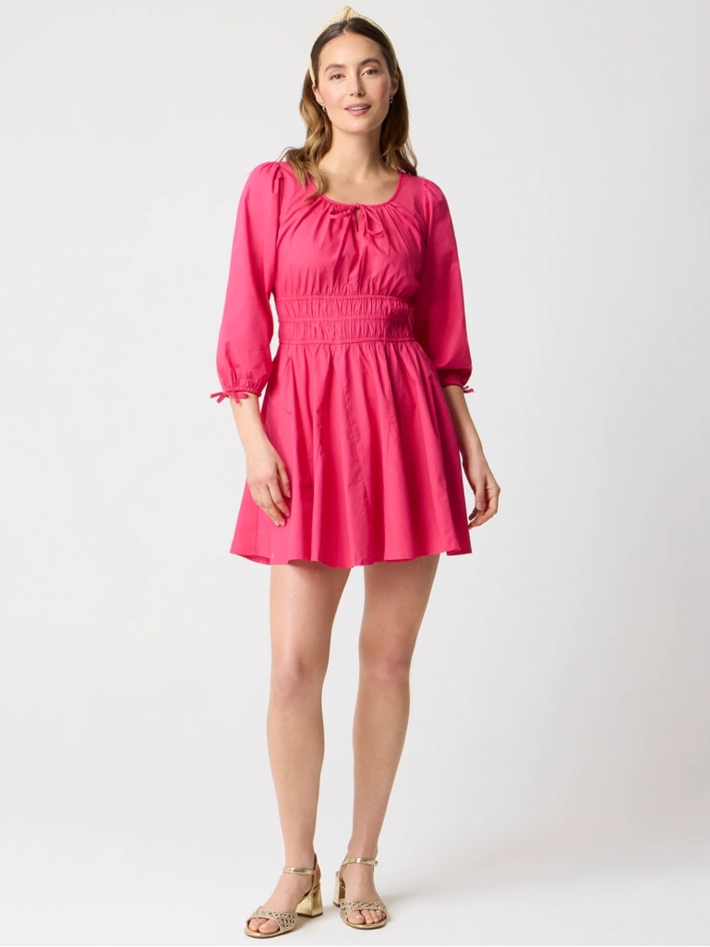 J. CREW FACTORY | Smocked Waist Mini Dress